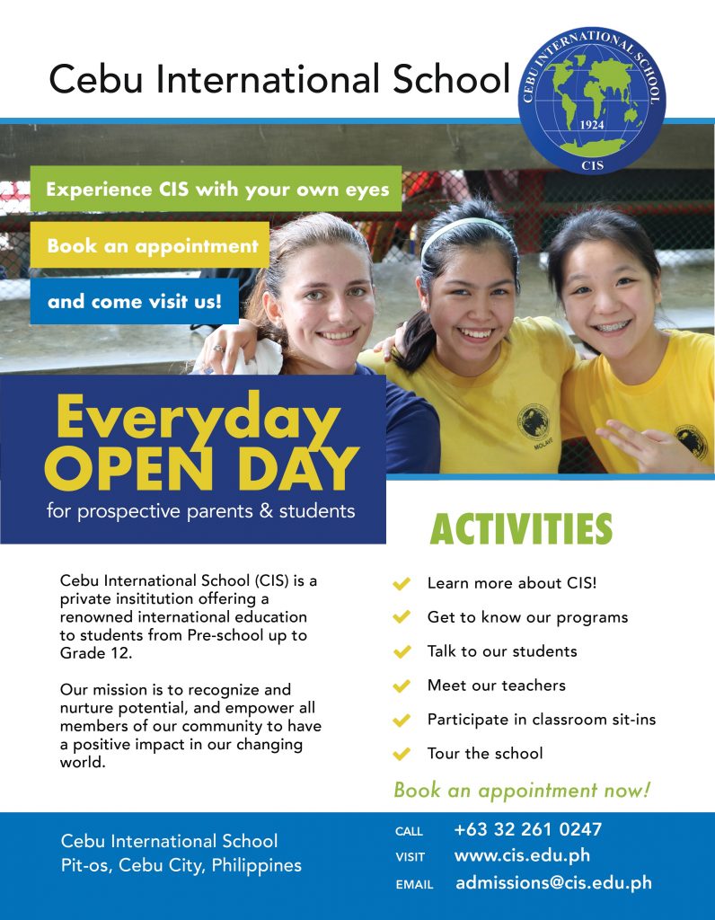 Everyday Open Day at CIS