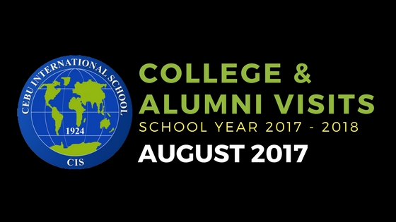 College & Alumni Visits – August 2017